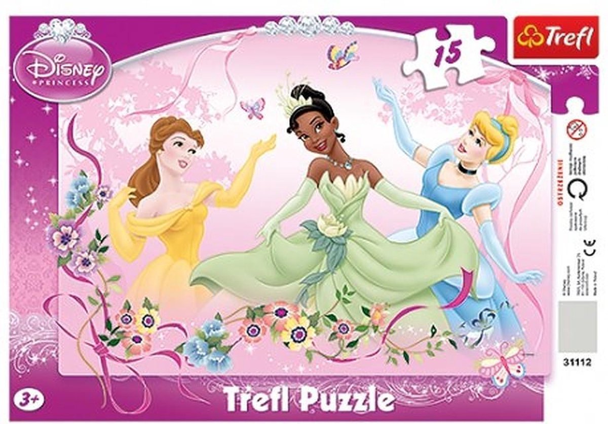 Princess Puzzel | 15 Stukjes Stukjes | Vanaf 3 Jaar